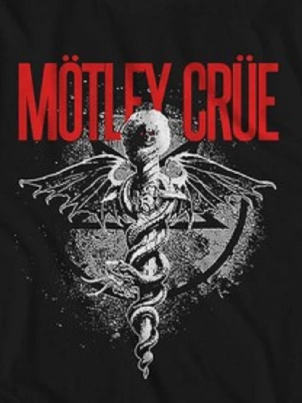Motley Crue Dr Feelgood T-Shirt, Classic Rock Band Graphic Tee 261 - Picture 2 of 5